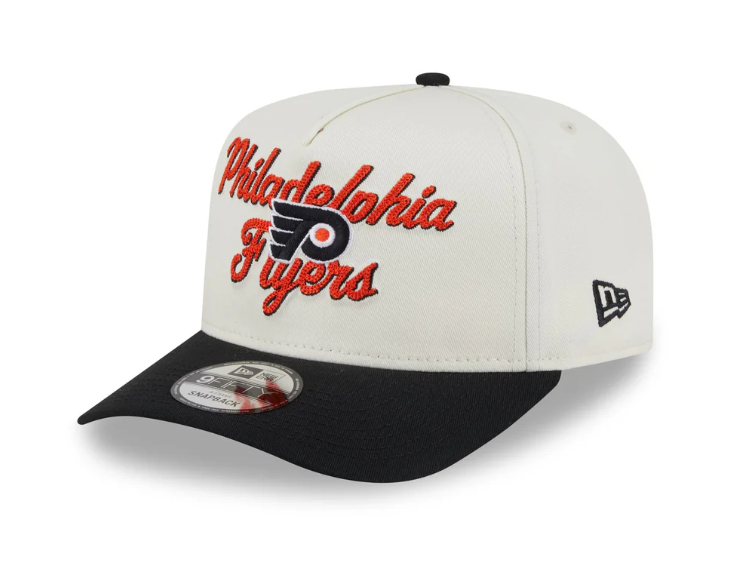 Philadelphia Flyers čepice baseballová kšiltovka New Era 950AF Chainstitch white