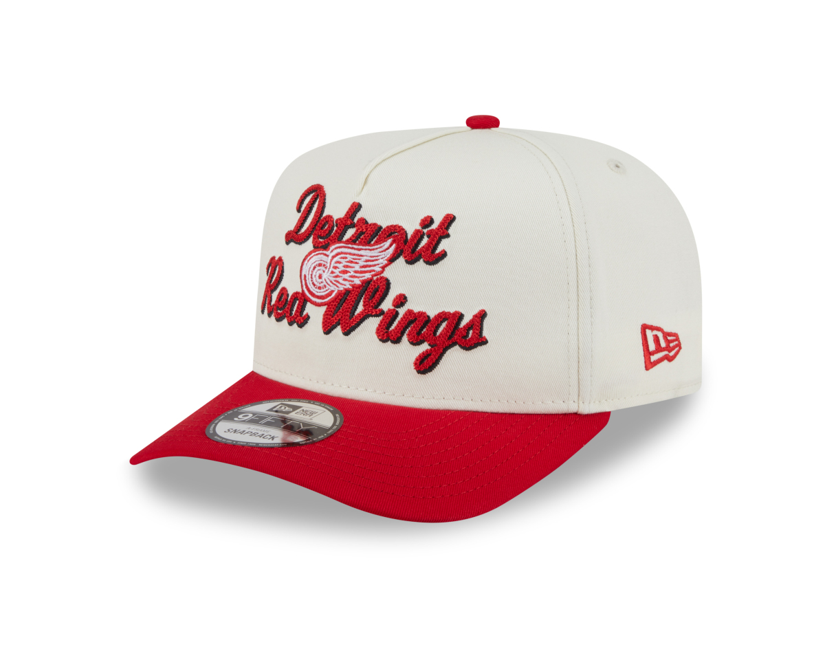 Detroit Red Wings čepice baseballová kšiltovka New Era 950AF Chainstitch white