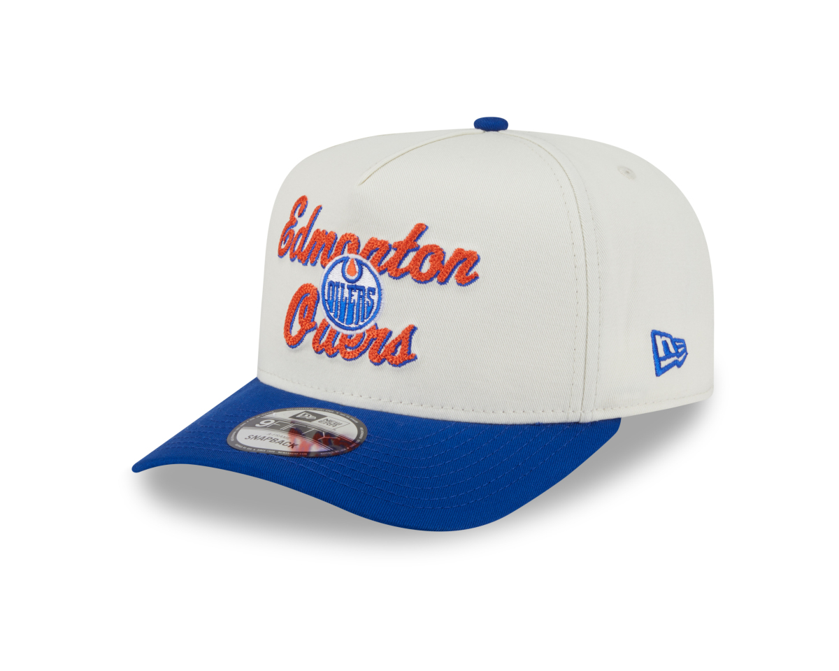 Edmonton Oilers čepice baseballová kšiltovka New Era 950AF Chainstitch white