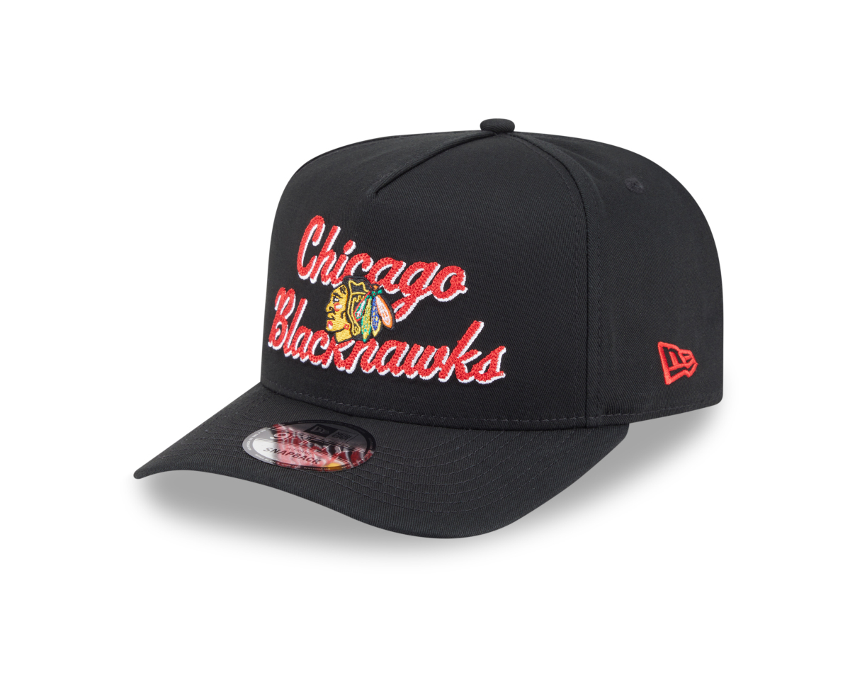 Chicago Blackhawks čepice baseballová kšiltovka New Era 950AF Chainstitch black