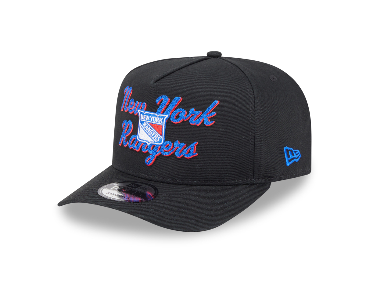 New York Rangers čepice baseballová kšiltovka New Era 950AF Chainstitch black