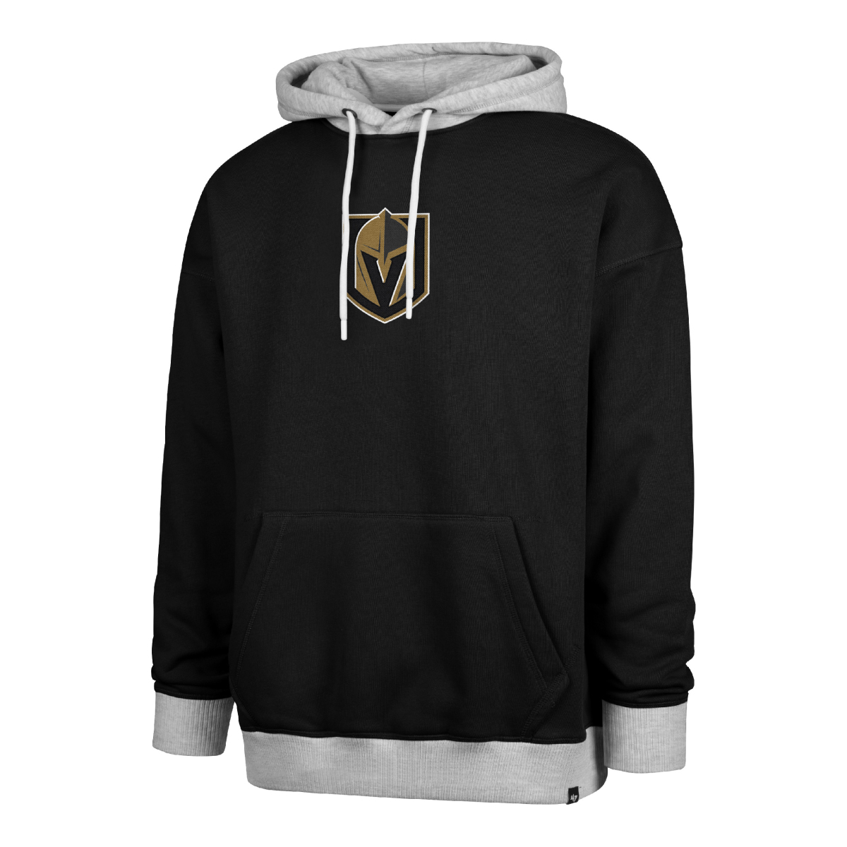 Vegas Golden Knights pánská mikina s kapucí 47 Patch Drop Shoulder Hood black