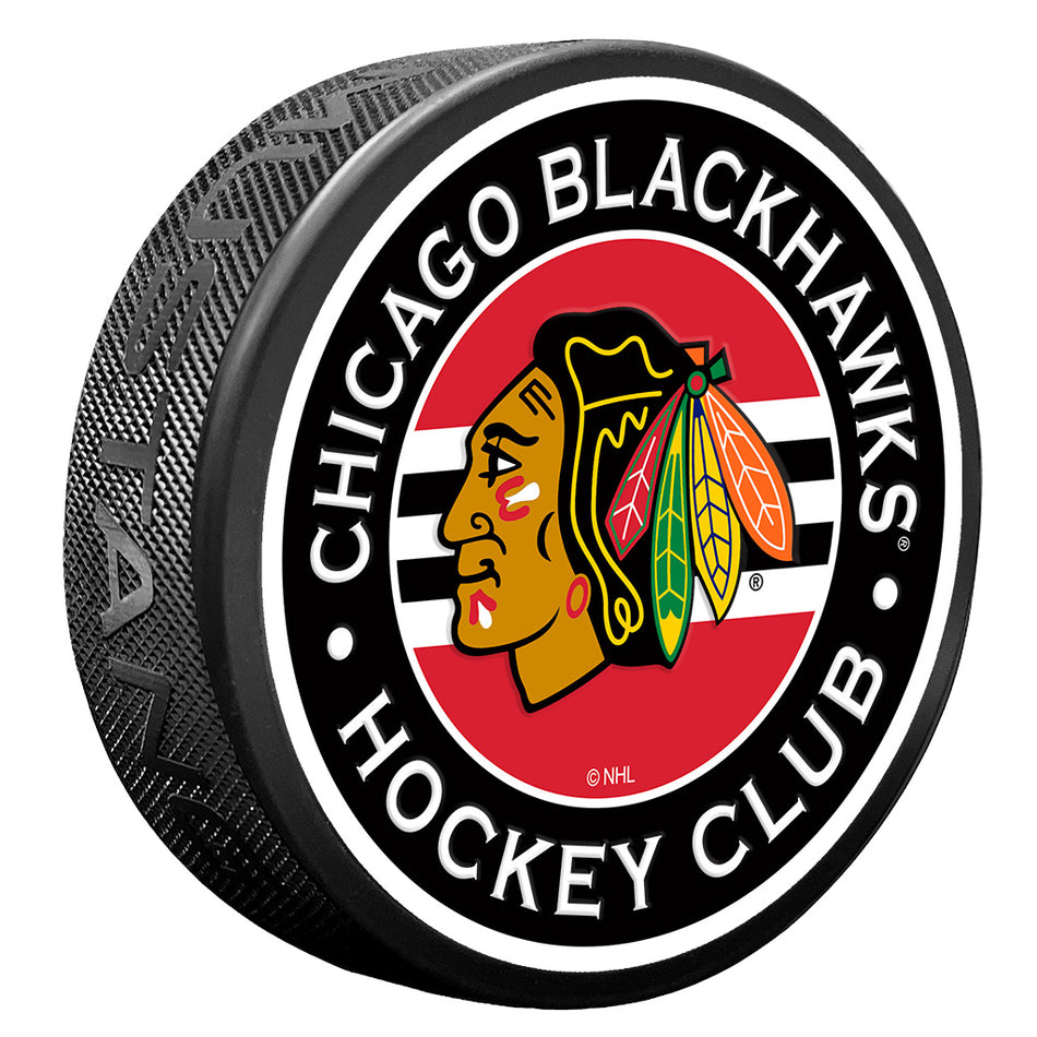 Chicago Blackhawks puk Striped