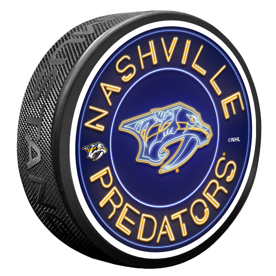 Nashville Predators puk Neon