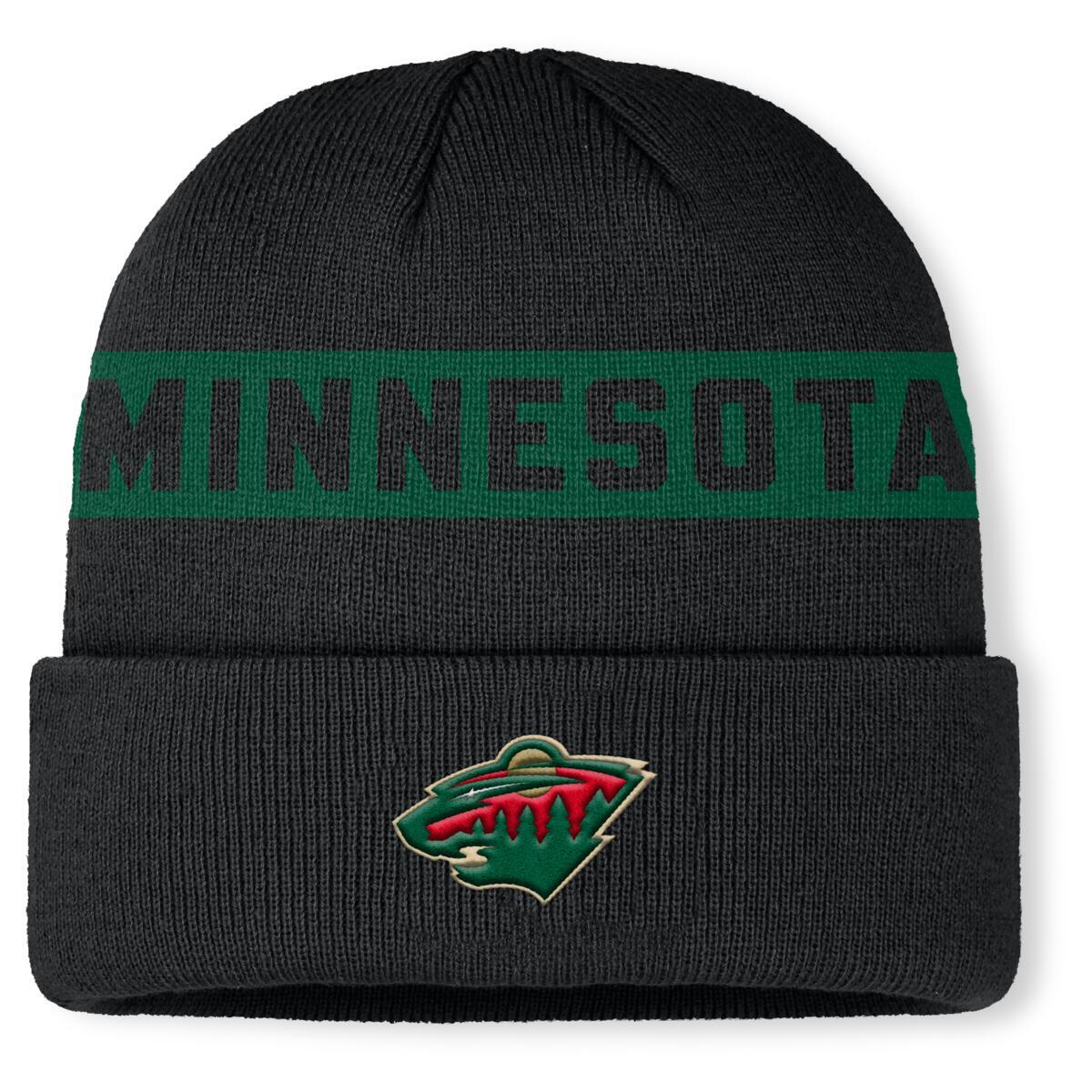Minnesota Wild zimní čepice Authentic Pro A/Cap Cuffed inscription