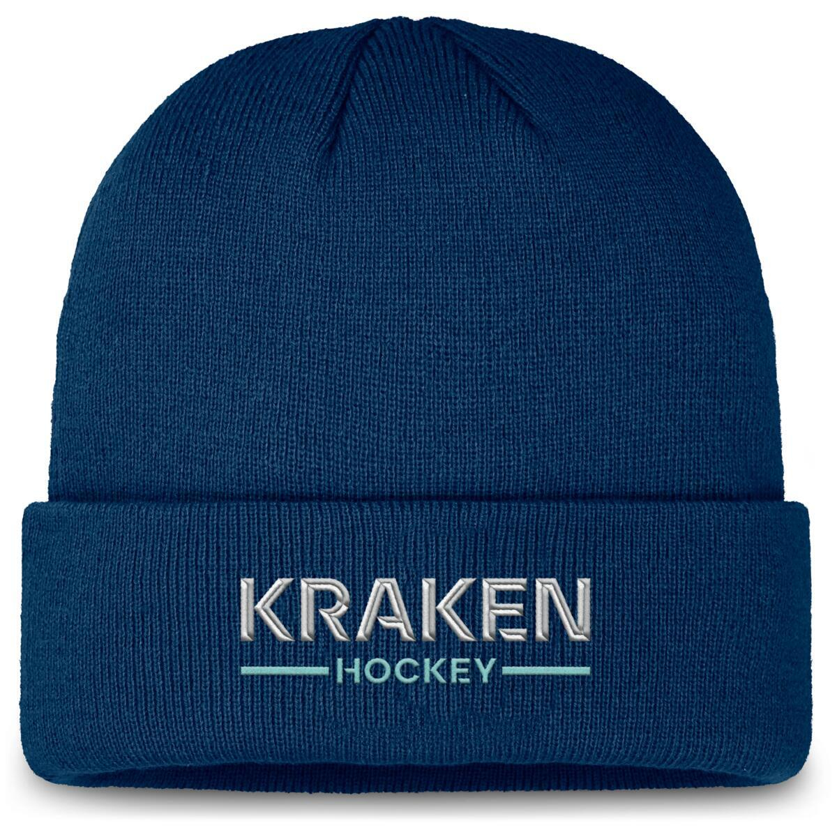 Seattle Kraken zimní čepice Authentic Pro A/Cap Cuffed