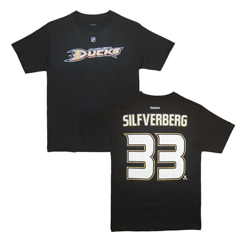 Anaheim Ducks pánské tričko #33 Jakob Silfverberg black