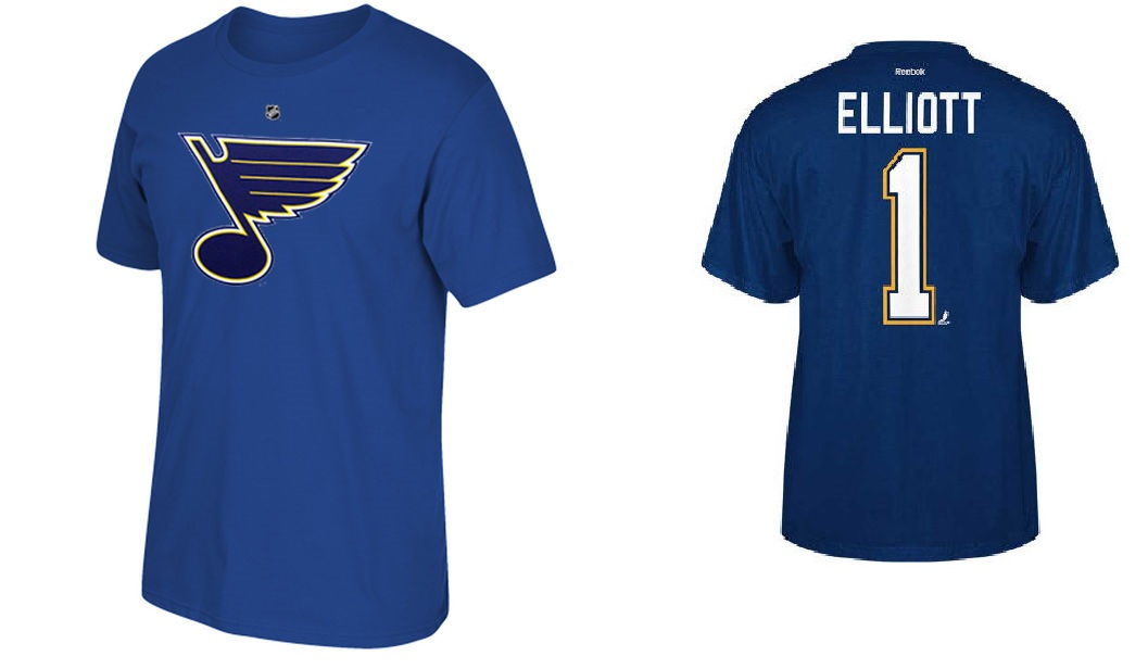St. Louis Blues pánské tričko #1 Brian Elliott blue