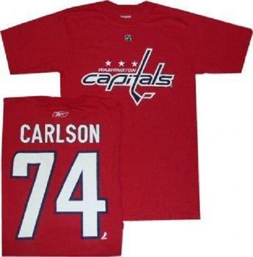Washington Capitals pánské tričko #74 John Carlson red
