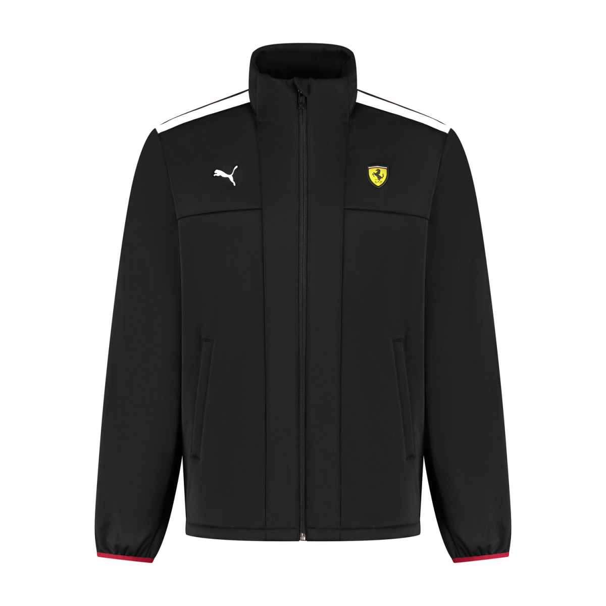 Ferrari pánská bunda softshell Logo black F1 Team 2025
