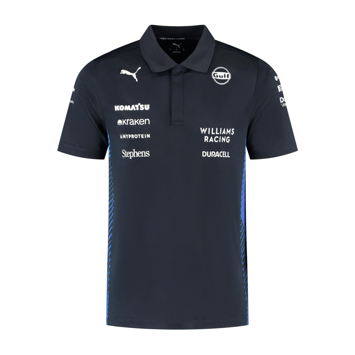 Williams Martini Racing pánské polo tričko official Teamline Replica black F1 Team 2025