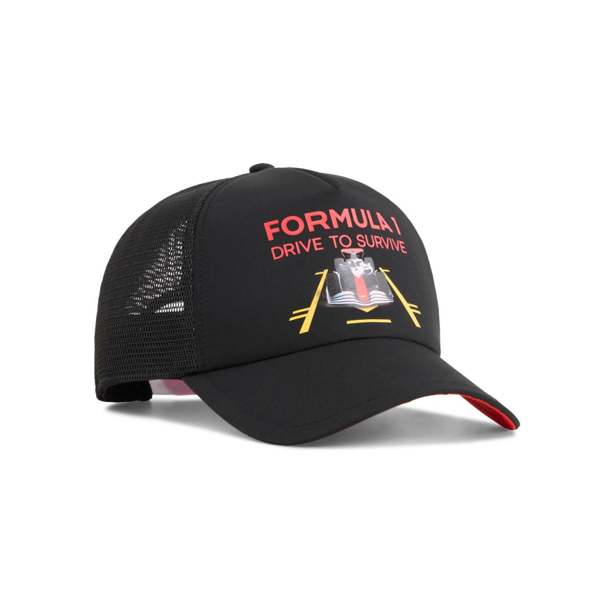 Formule 1 čepice baseballová kšiltovka DTS Trucker black F1 Team 2025