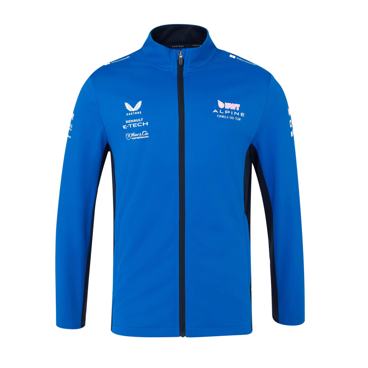 Alpine F1 pánská bunda softshell blue F1 Team 2025