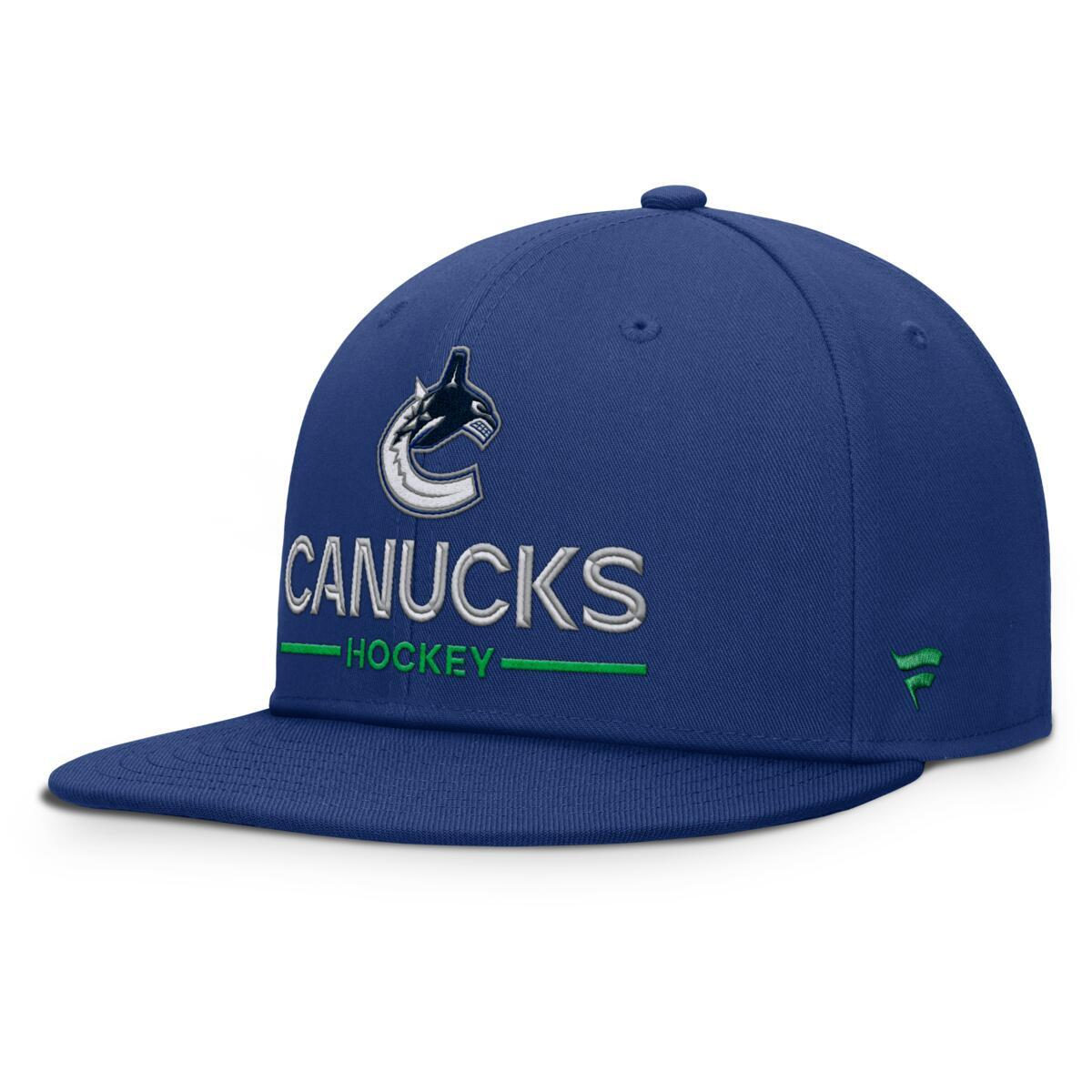 Vancouver Canucks čepice flat kšiltovka Authentic Pro A/Cap Flat Brim Square Visor Structured Adjustable