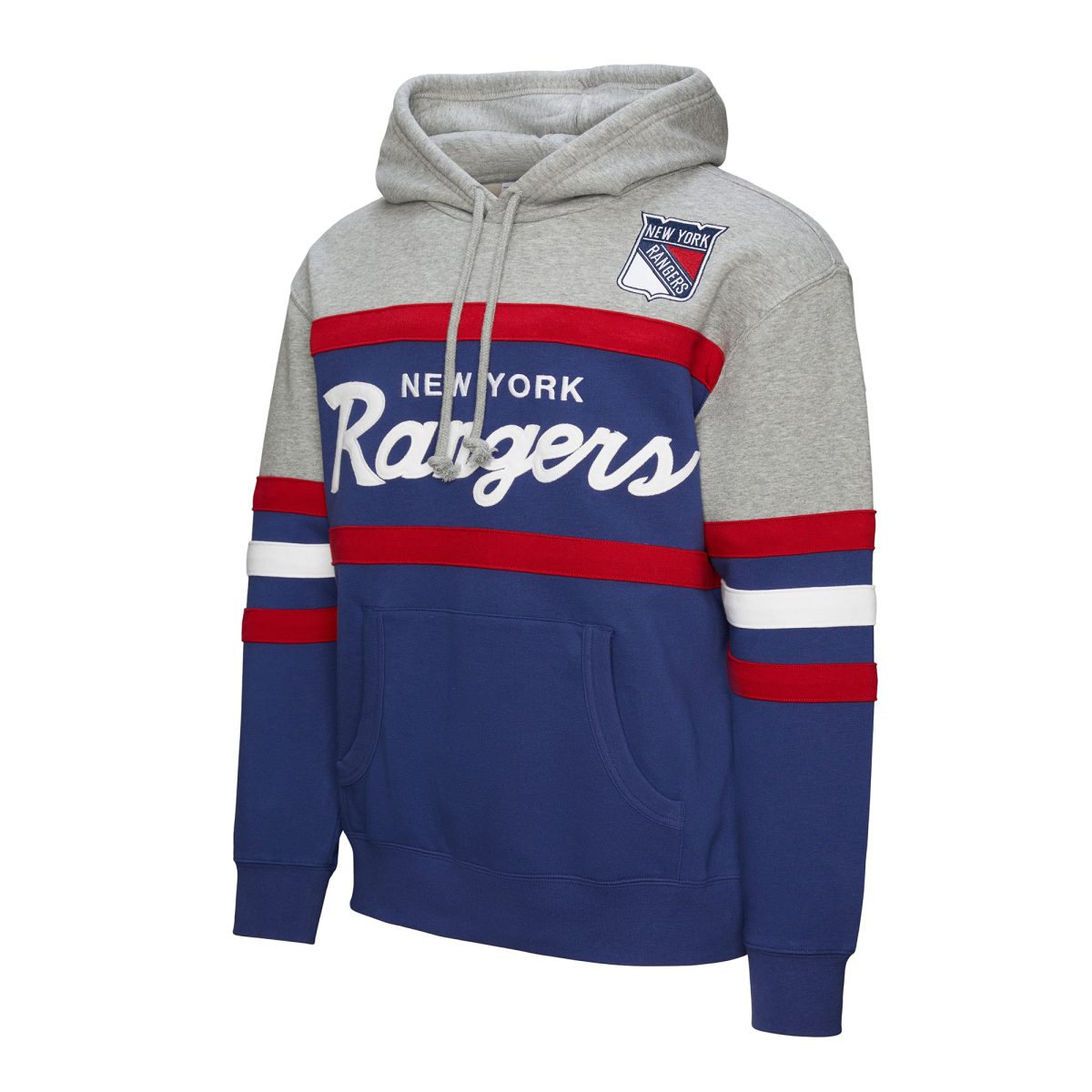 New York Rangers pánská mikina s kapucí Head Coach Hoodie Current Logo