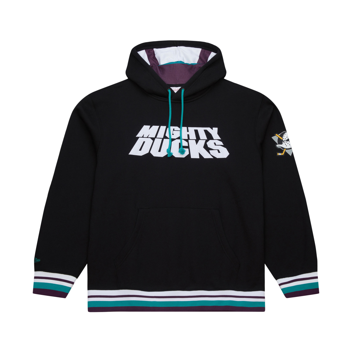 Anaheim Ducks pánská mikina s kapucí Playmaker Fleece Hoodie Vintage Logo