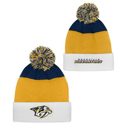 Nashville Predators dětská zimní čepice Essentials Cuffed Knit W Pom