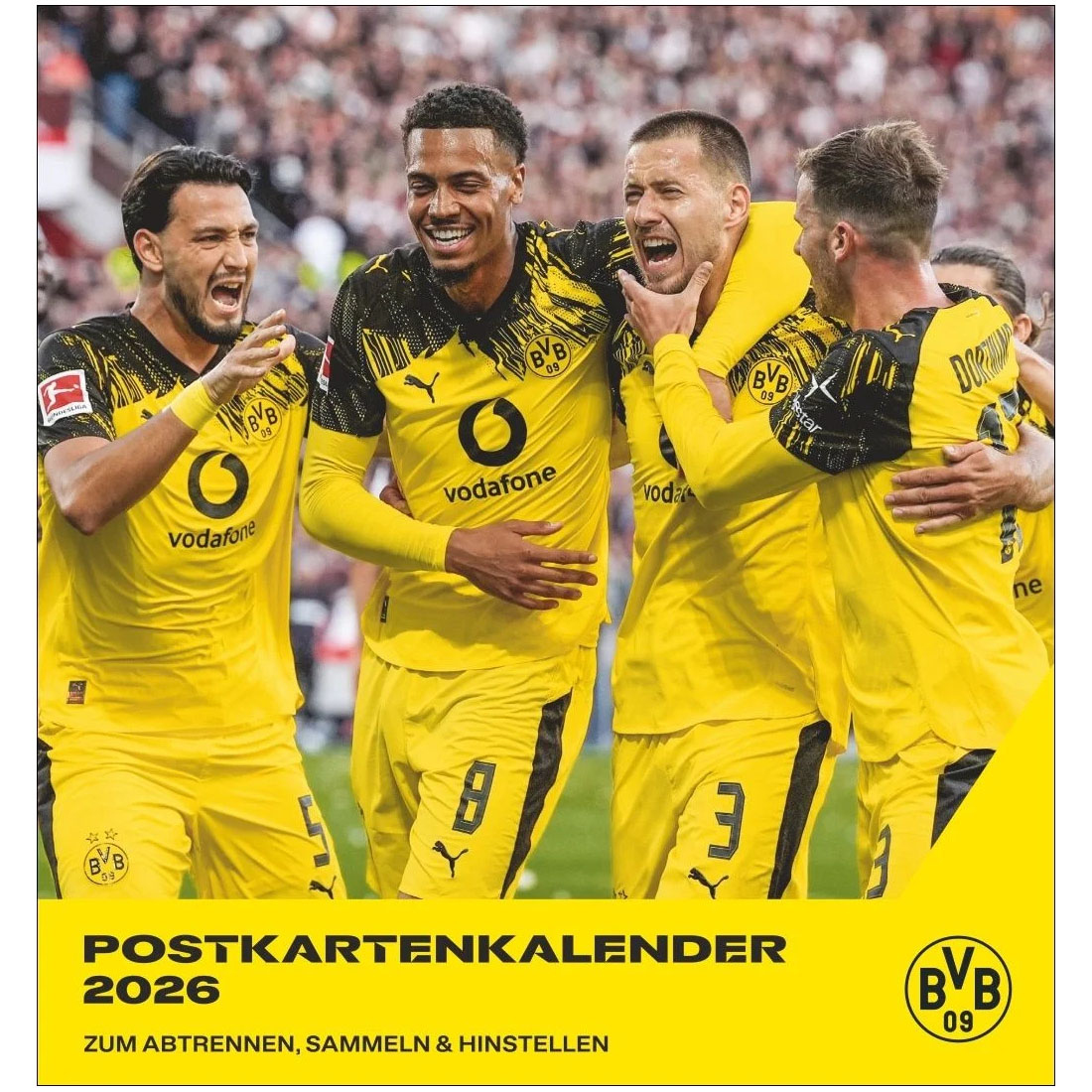 Borussia Dortmund kalendář 2026 Postcard