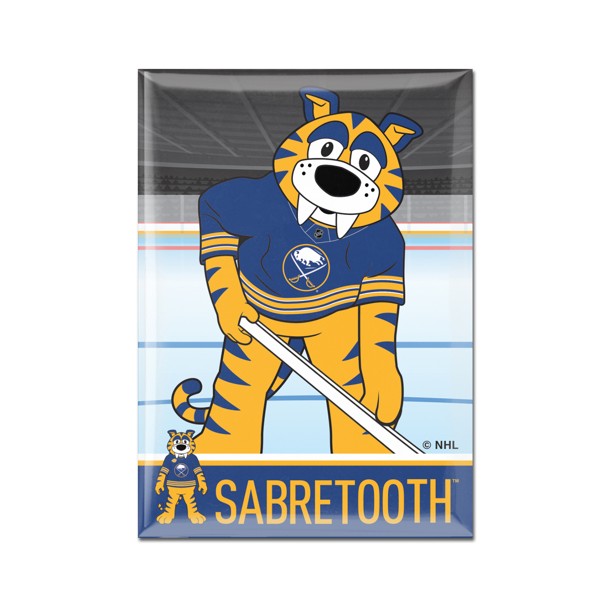 Buffalo Sabres magnetka Metal Mascot