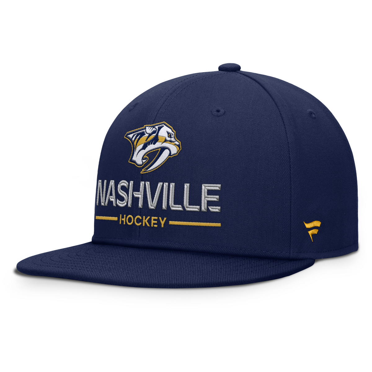 Nashville Predators čepice flat kšiltovka Authentic Pro A/Cap Flat Brim Square Visor Structured Adjustable