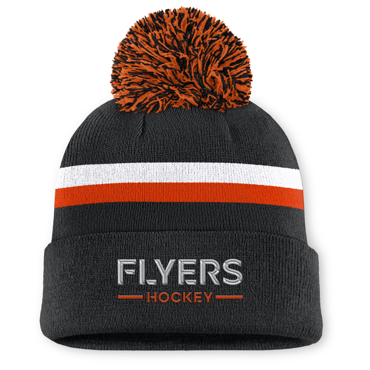 Philadelphia Flyers dámská zimní čepice Authentic Pro W/Cap Cuffed Pom Beanie