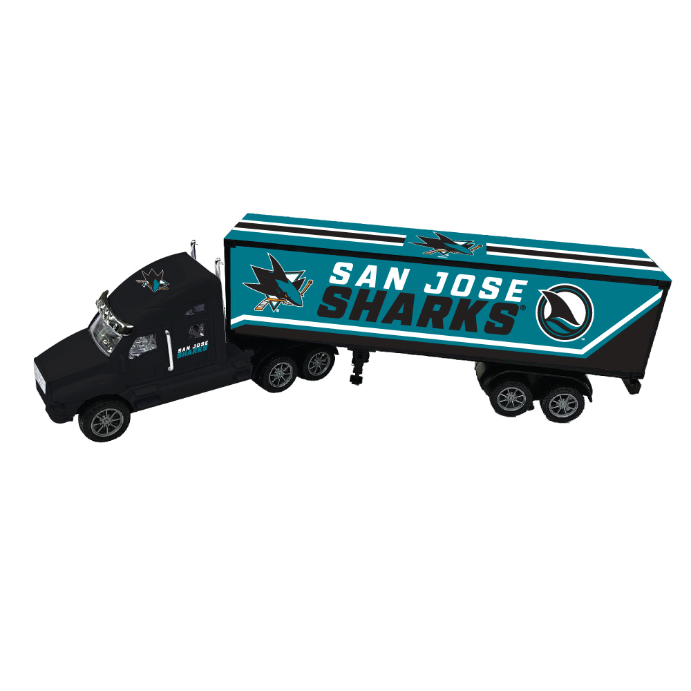 San Jose Sharks kamion 18-Wheeler Big Rig Truck Black