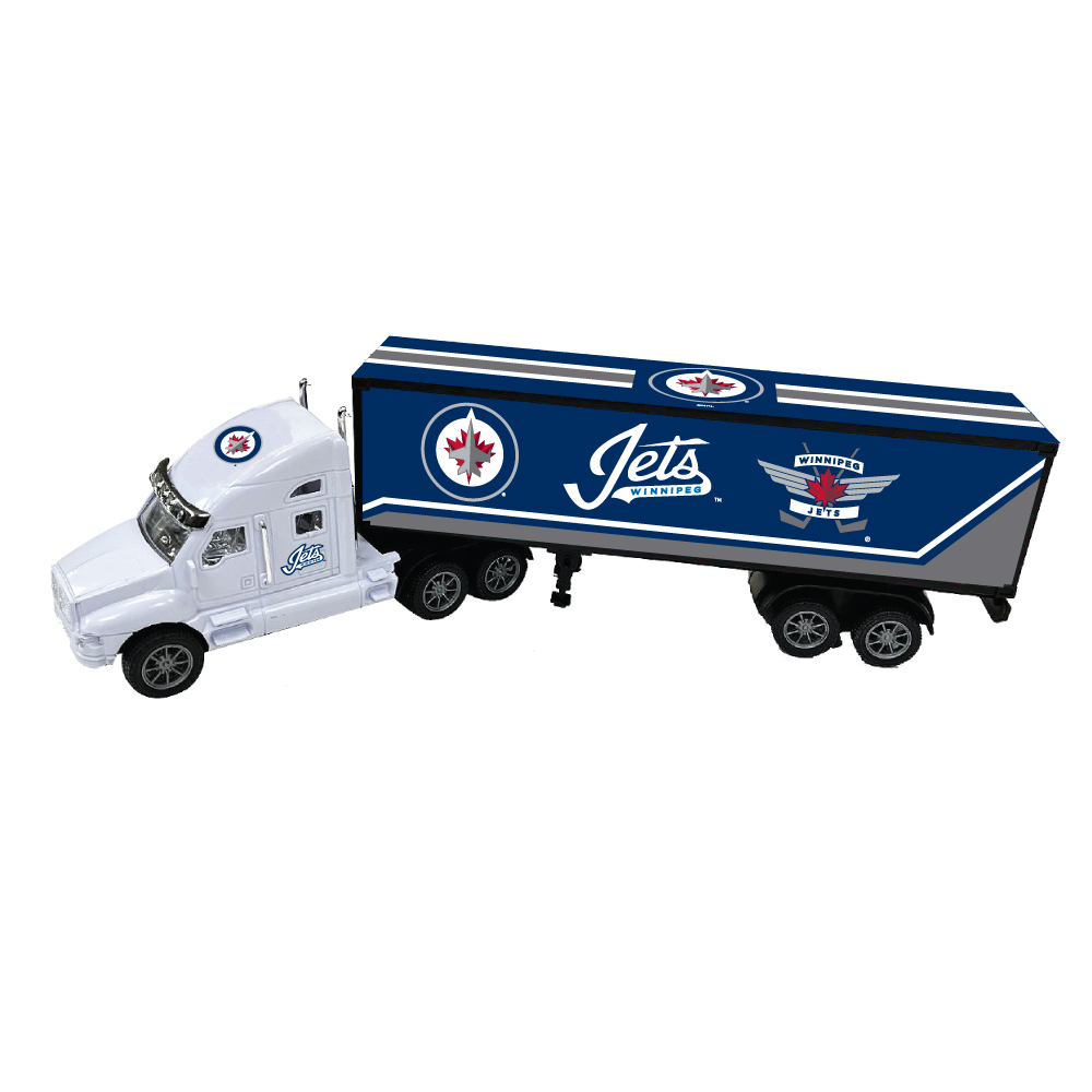 Winnipeg Jets kamion 18-Wheeler Big Rig Truck Blue