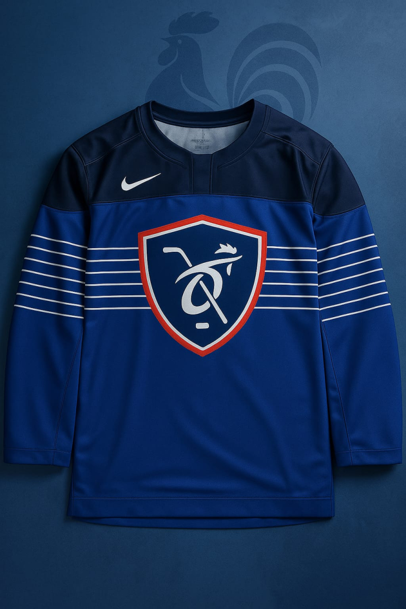 Hokejové reprezentace hokejový dres France NIKE IIHF World Championships replica