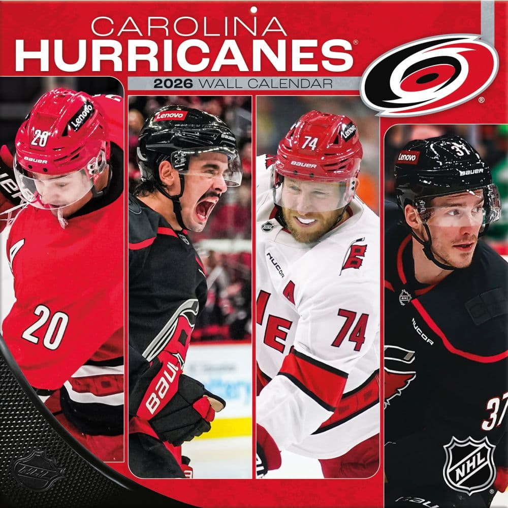 Carolina Hurricanes kalendář 2026 Wall