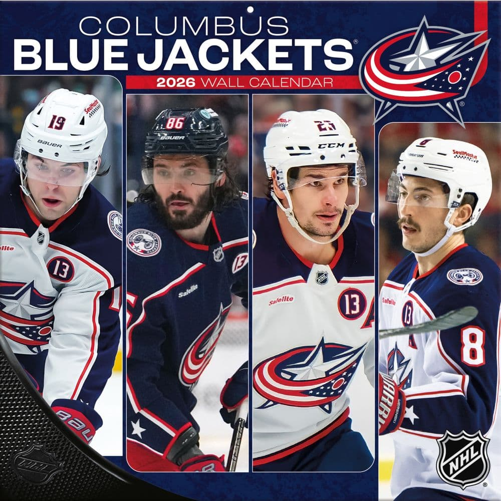 Columbus Blue Jackets kalendář 2026 Wall