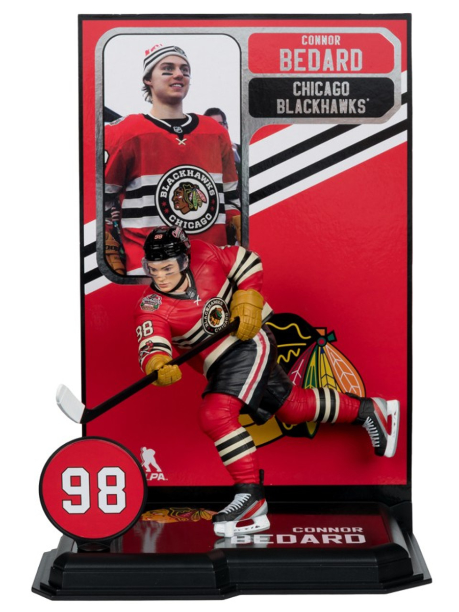 Chicago Blackhawks figurka Connor Bedard #98 SportsPicks Winter Classic