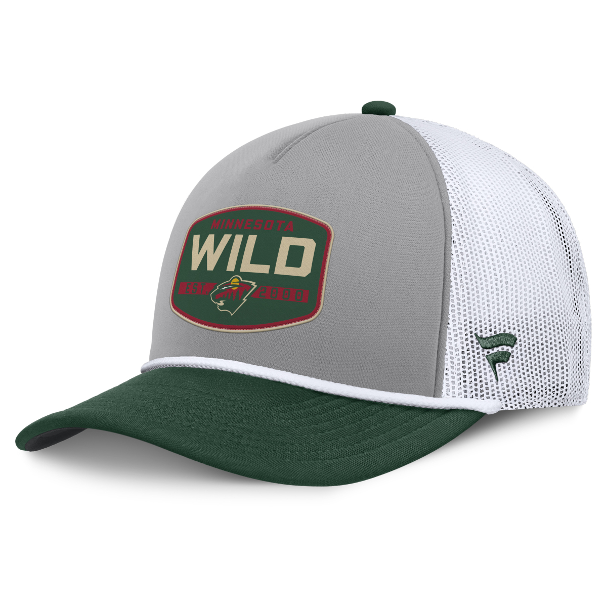Minnesota Wild čepice baseballová kšiltovka Course Adjustable Foam Front A-Frame Meshaback
