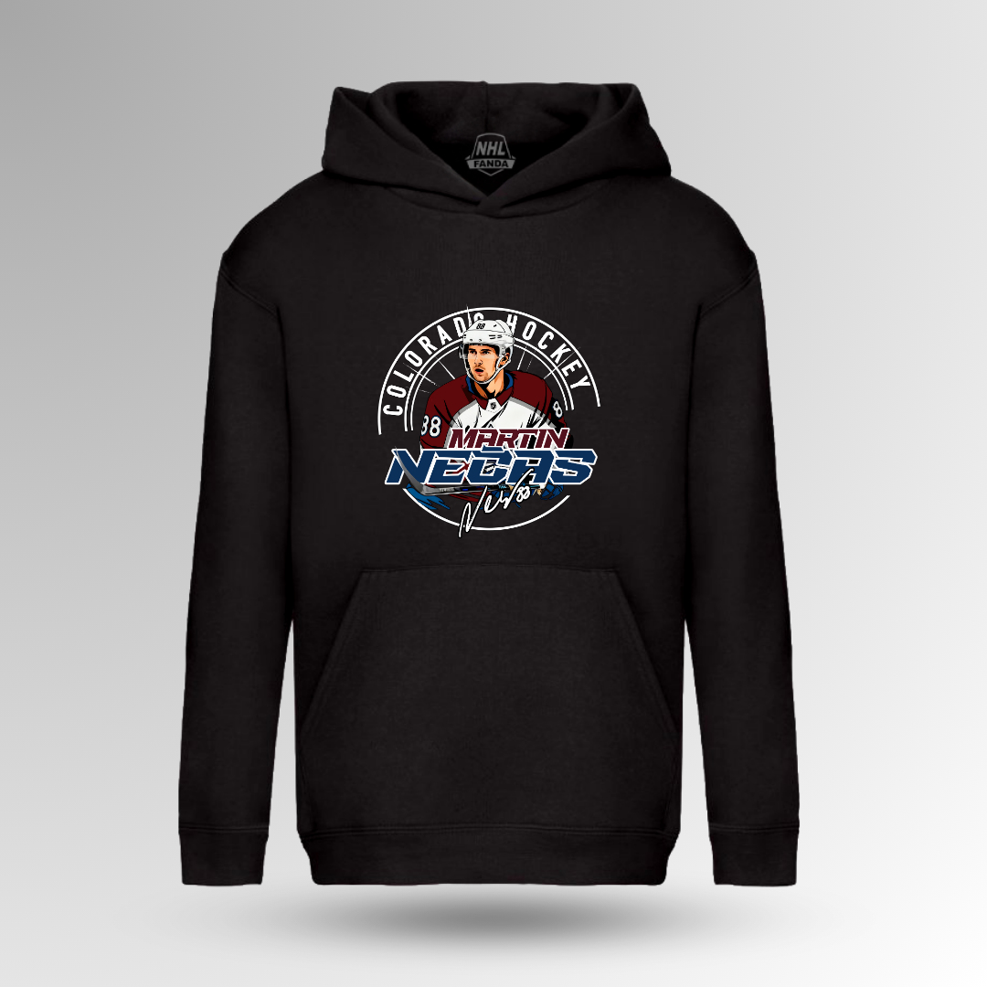 Colorado Avalanche pánská mikina s kapucí Martin Nečas #88 Town Exclusive Collection