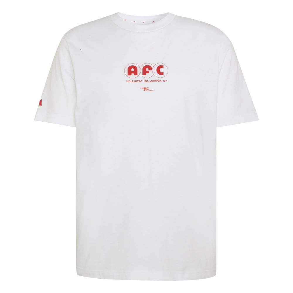 FC Arsenal pánské tričko Seasonal Graphic white