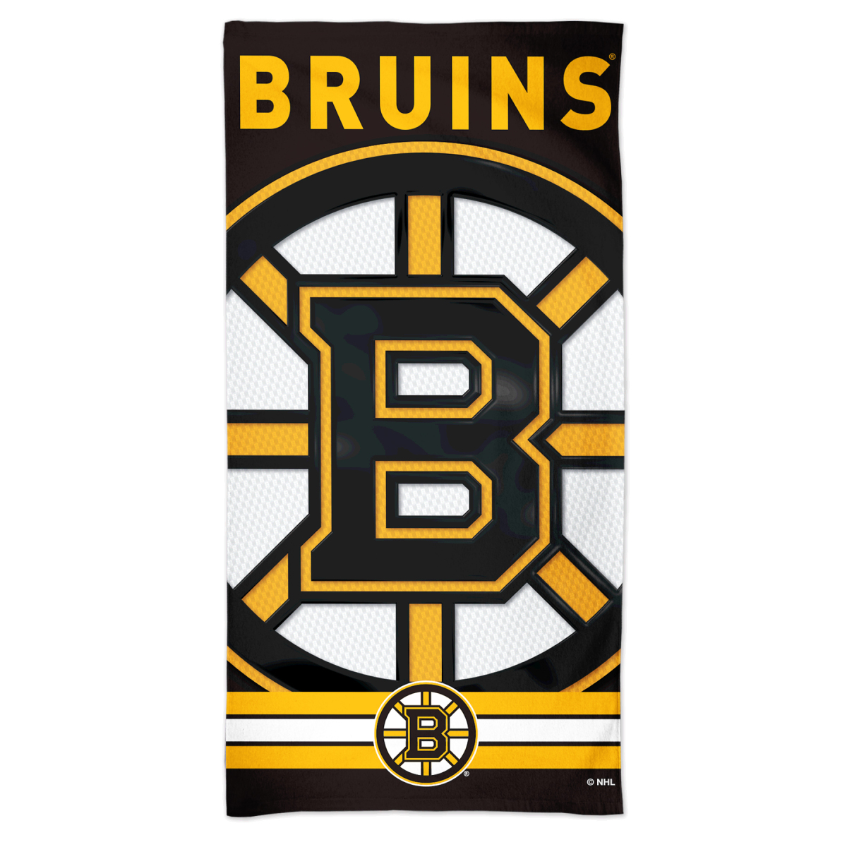 Boston Bruins osuška Spectra Beach Towel