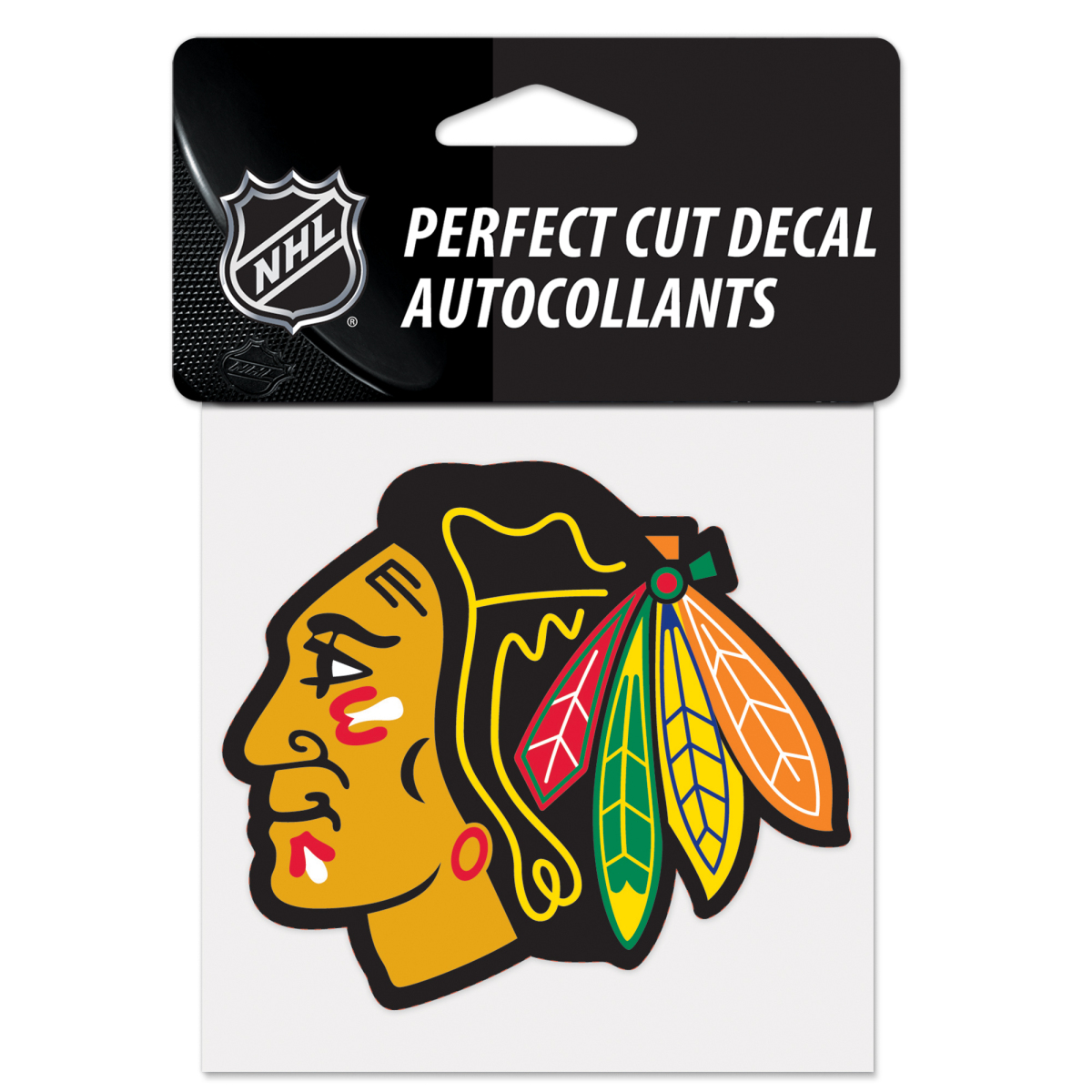 Chicago Blackhawks samolepka Perfect Cut Color Decal
