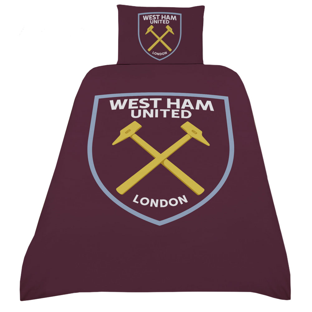 West Ham United povlečení na jednu postel Crest Single