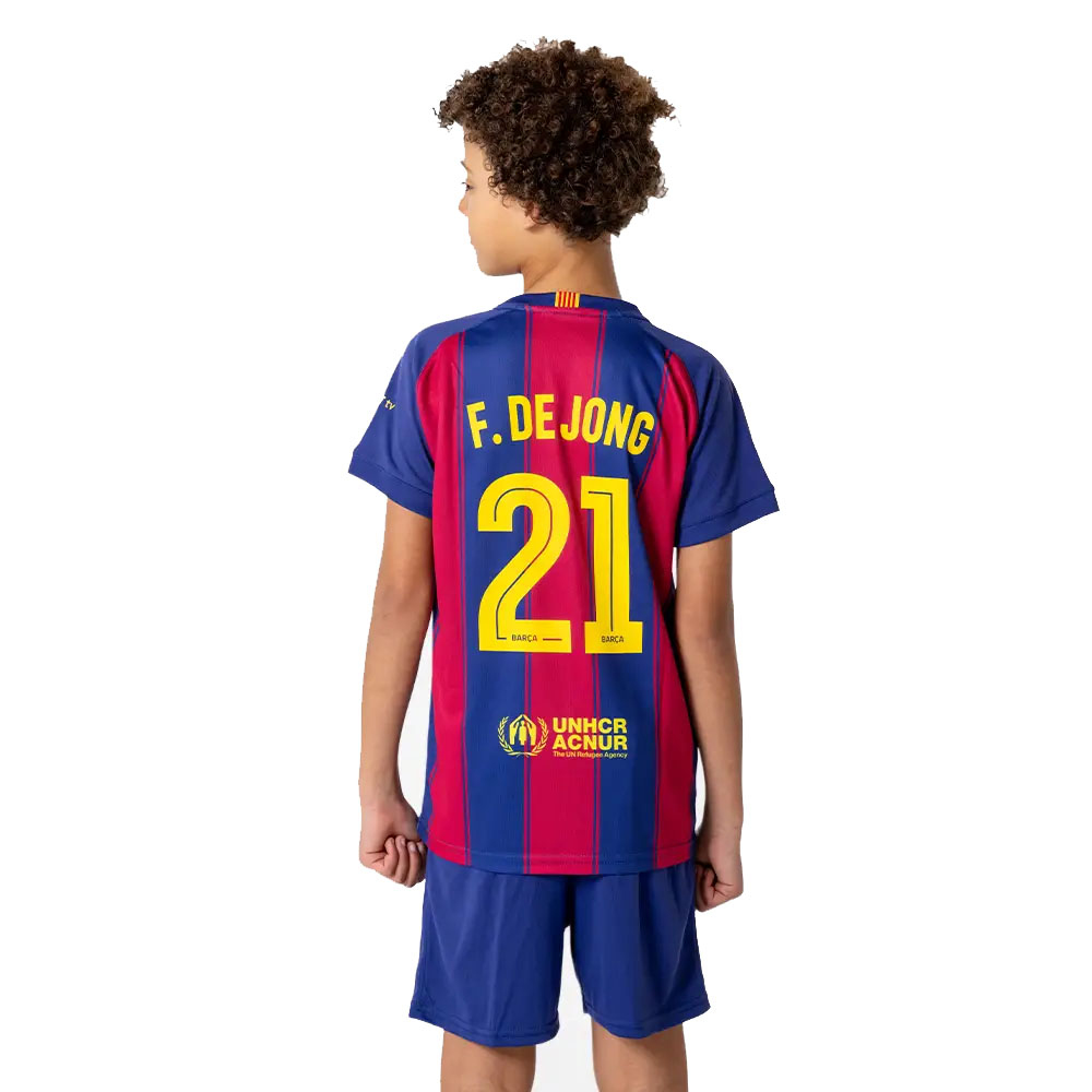 FC Barcelona dětský set replica 25/26 Frenkie De Jong