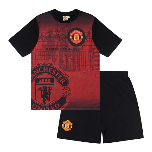 Manchester United dětské pyžamo Short Large Crest