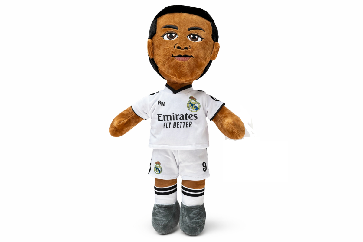 Real Madrid plyšový hráč Mbappe 25 cm