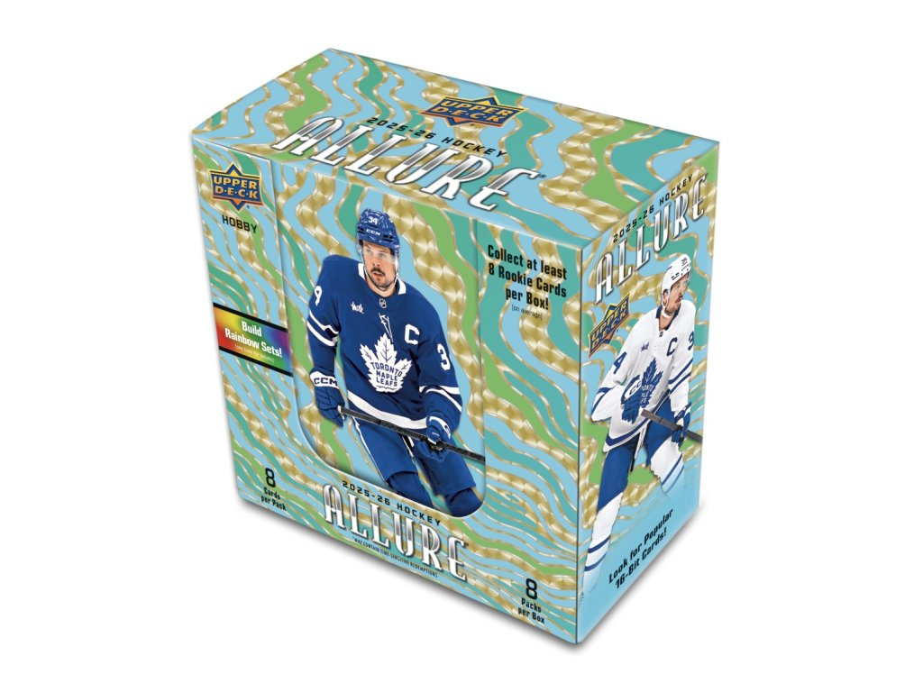 NHL boxy hokejové karty NHL 2025-26 Upper Deck Allure Hobby Box