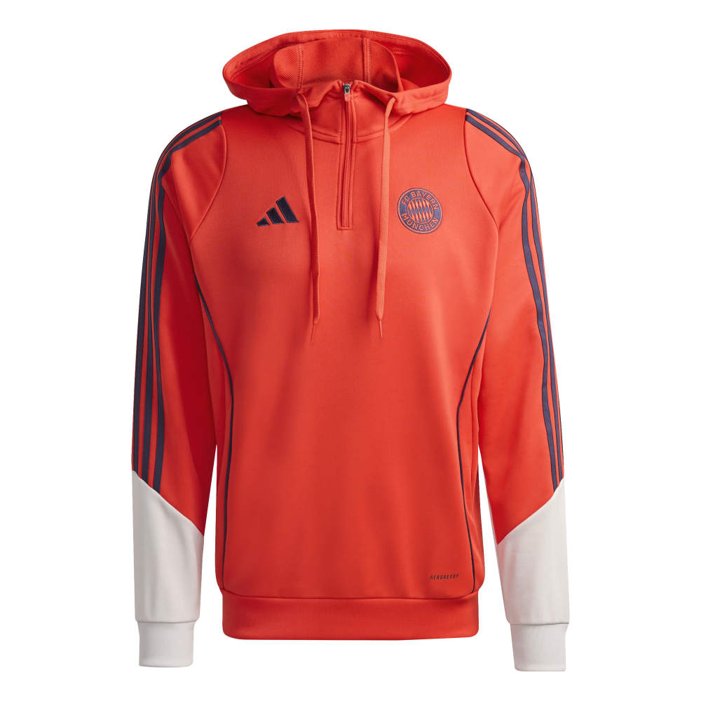 Bayern Mnichov pánská mikina s kapucí Track red