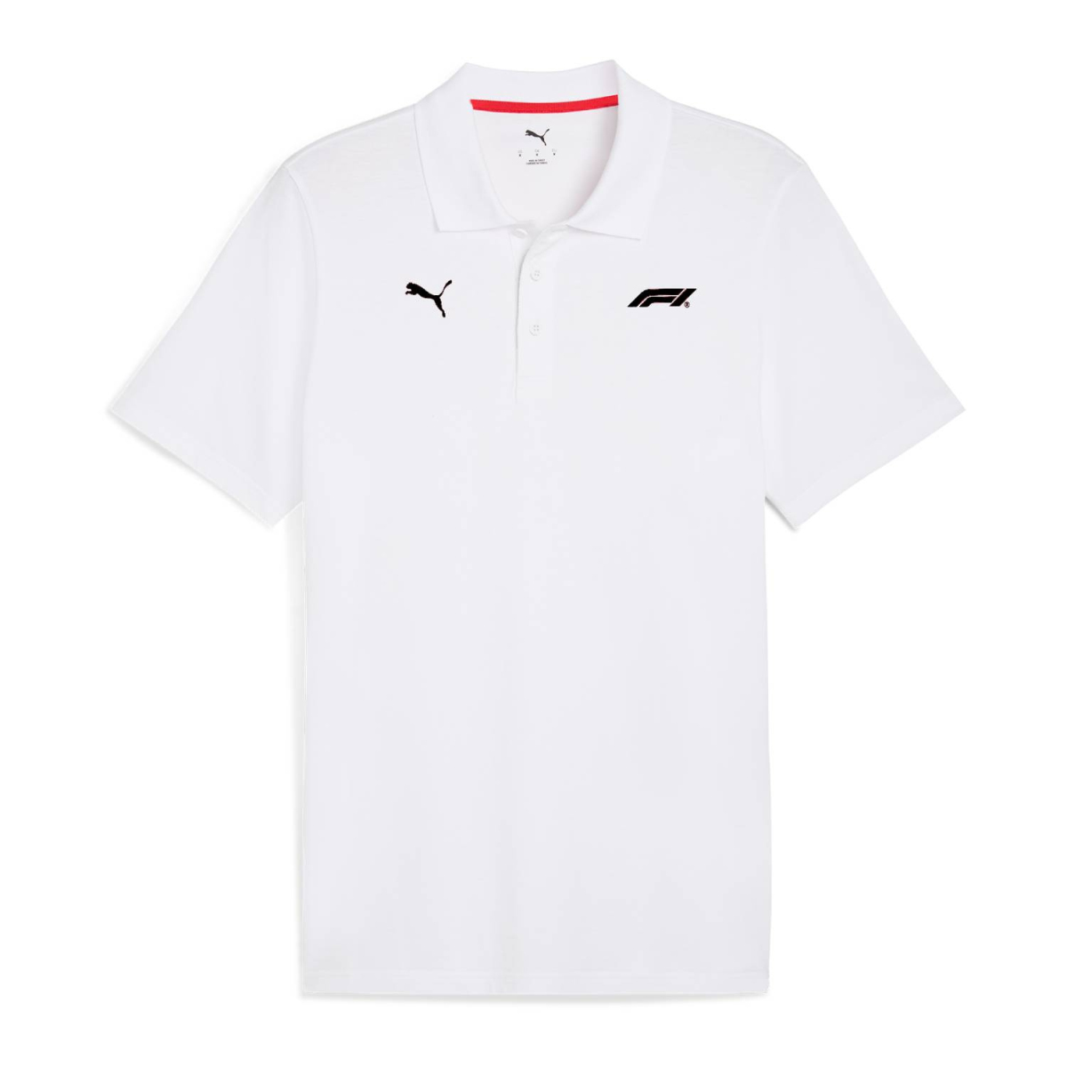 Formule 1 pánské polo tričko Small Logo white 2026