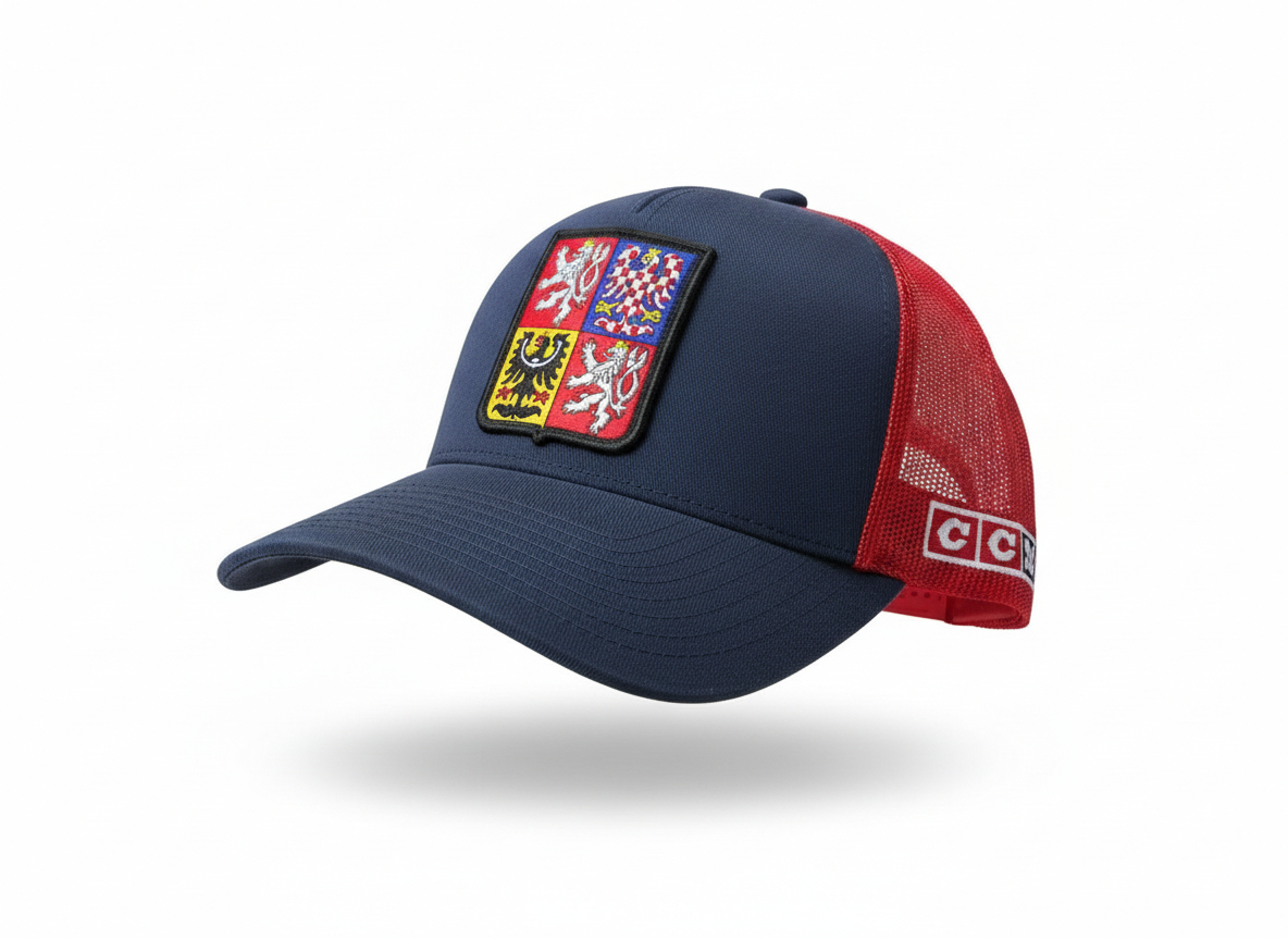 Hokejové reprezentace čepice baseballová kšiltovka Czech republic CCM Flag CZE Trucker