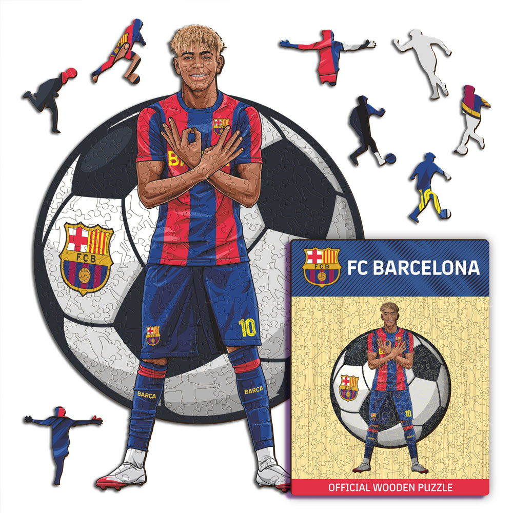 FC Barcelona dřevěné puzzle Yamal NEW 150 pcs