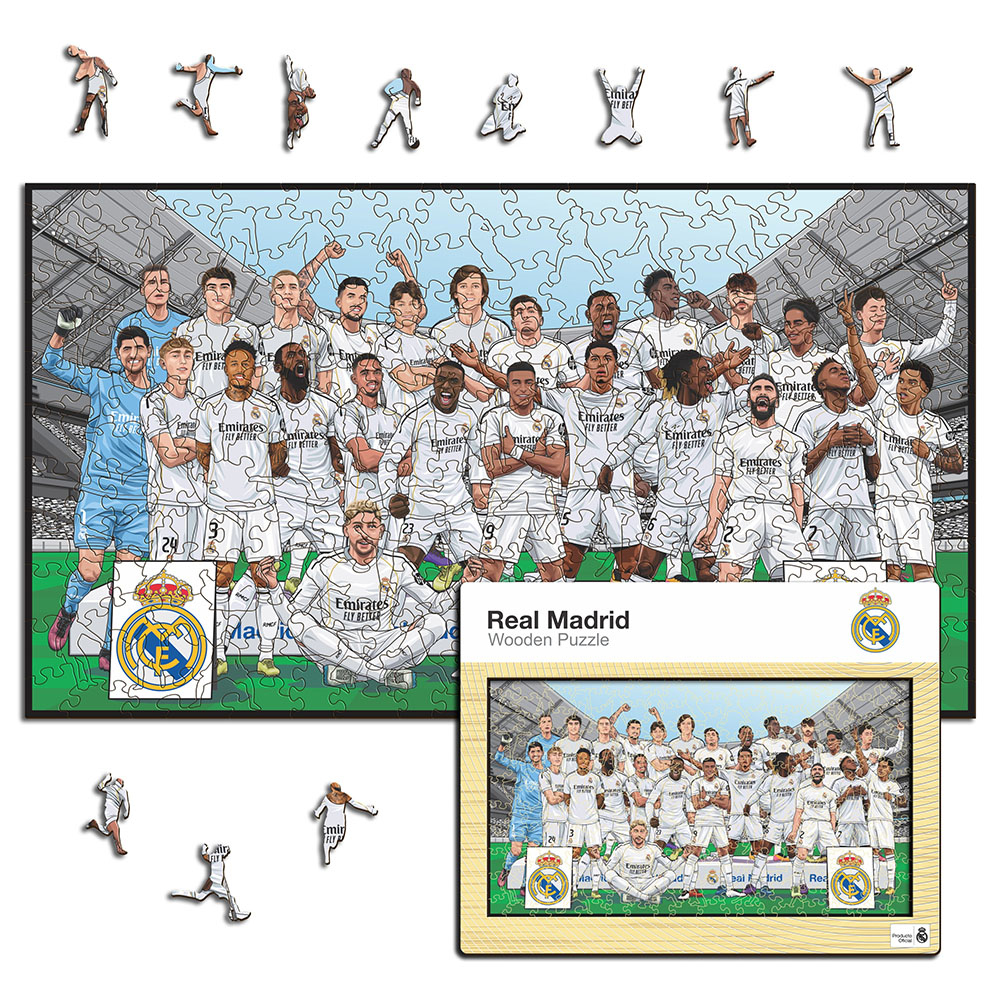 Real Madrid dřevěné puzzle 25/26 Team 270 pcs