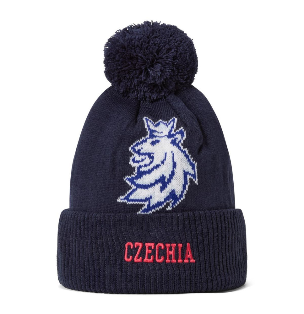 Hokejové reprezentace zimní čepice Czech republic Pom Flag