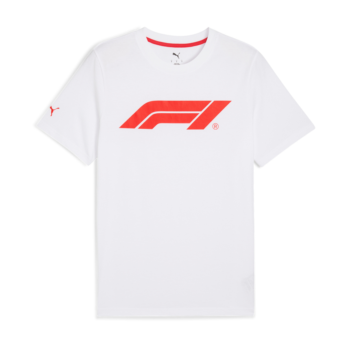 Formule 1 pánské tričko logo white 2026