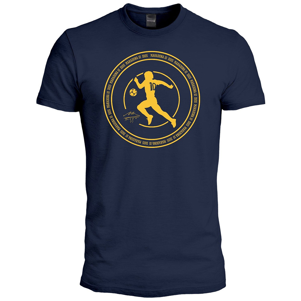 Fotbalové reprezentace pánské tričko DIEGO MARADONA Run navy