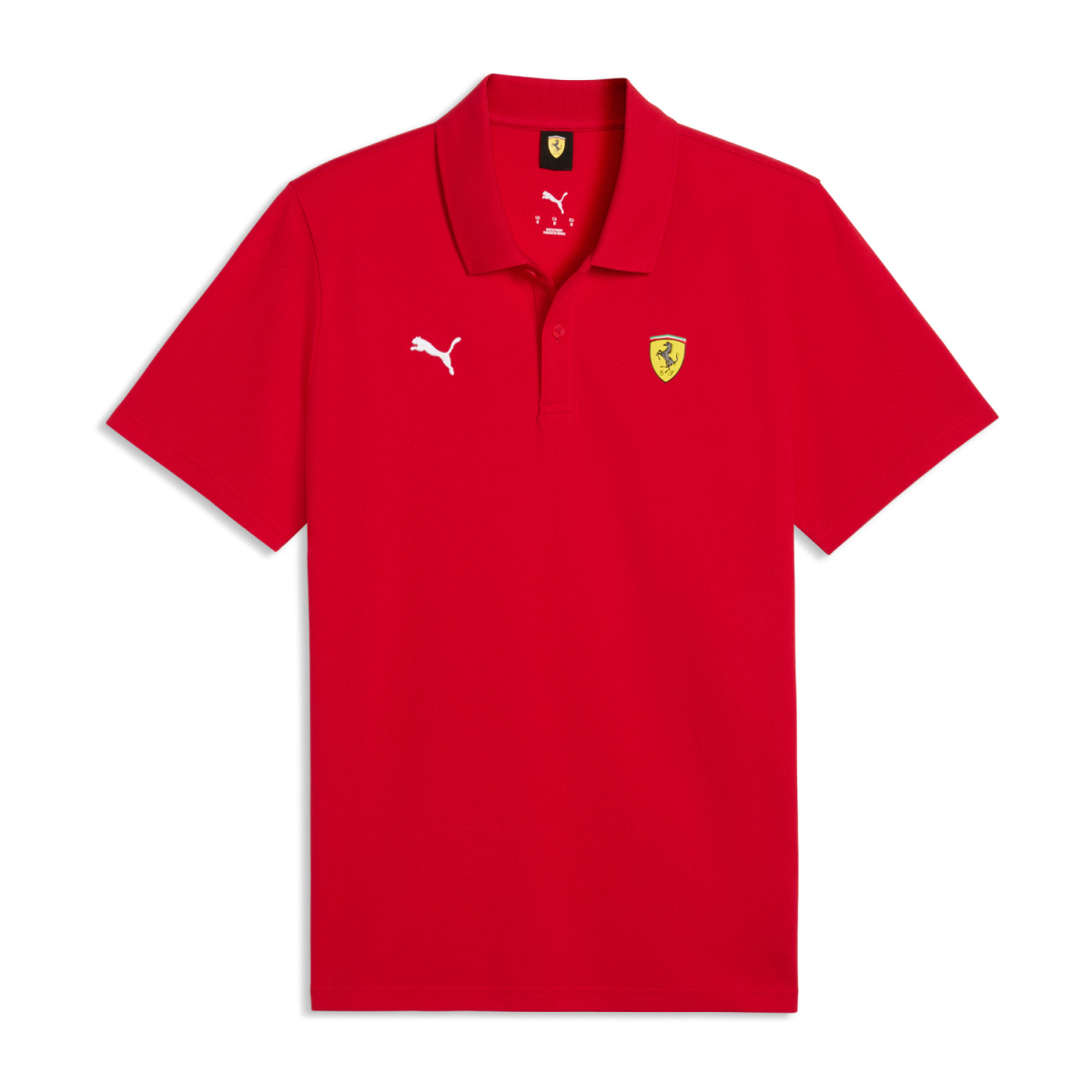 Ferrari pánské polo tričko Logo small red F1 Team 2026